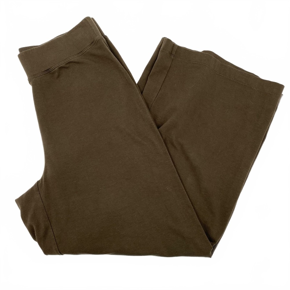 Eileen Fisher Green Wide Leg Pants | Womens XXS